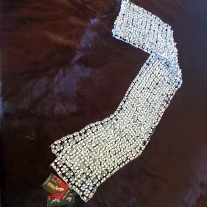 Charlie Paige fashion scarf.  6" x 68"